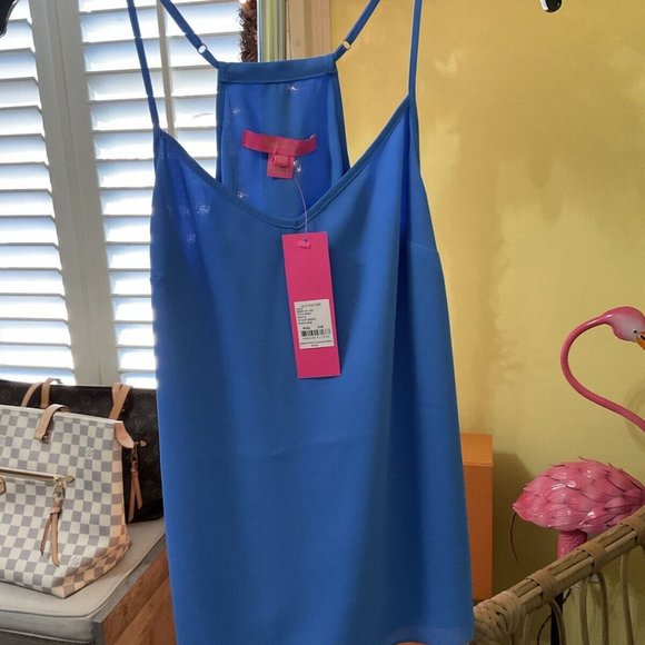 Lilly Pulitzer NWT Dusk Top Coastal Blue Size XXS - Picture 6 of 6